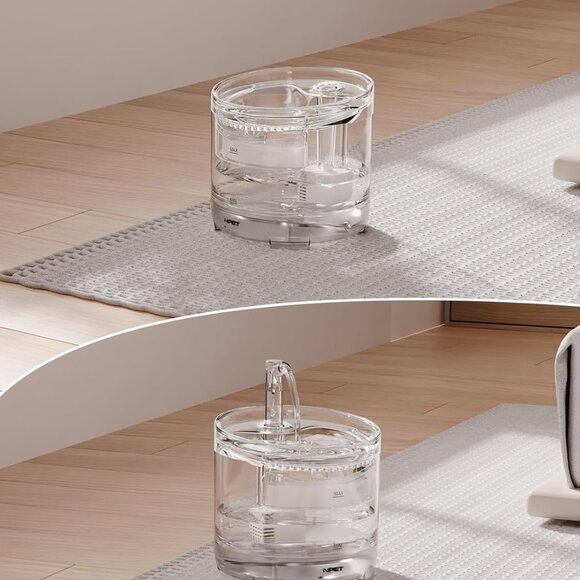 NEW-NPET Cat Water Fountain WF050TP 1.5L Automatic Pet Drinking Fountain - Picture 4 of 7